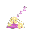 2 dog and the beautiful（個別スタンプ：24）