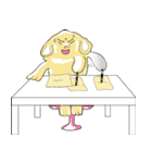 2 dog and the beautiful（個別スタンプ：25）