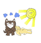 2 dog and the beautiful（個別スタンプ：28）
