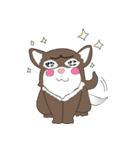 2 dog and the beautiful（個別スタンプ：32）