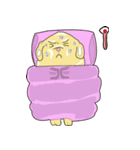 2 dog and the beautiful（個別スタンプ：34）