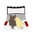 2 dog and the beautiful（個別スタンプ：38）