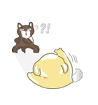 2 dog and the beautiful（個別スタンプ：39）