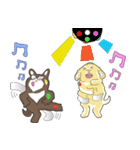 2 dog and the beautiful（個別スタンプ：40）