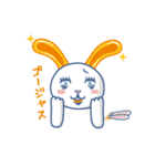 ミミモゲうさぎ（個別スタンプ：18）
