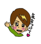 癒し系な男の子スタンプ（個別スタンプ：4）