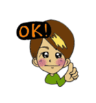 癒し系な男の子スタンプ（個別スタンプ：30）