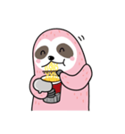 Pink Bingsu, The Sloth（個別スタンプ：28）