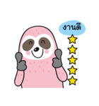 Pink Bingsu, The Sloth（個別スタンプ：30）