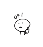 リアクションが薄いスタンプ（個別スタンプ：5）