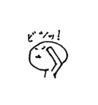 リアクションが薄いスタンプ（個別スタンプ：6）