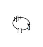 リアクションが薄いスタンプ（個別スタンプ：8）