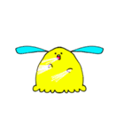 もよもよちゃんとざらめくん（個別スタンプ：1）