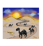 El Khamel: A Camel's 1001 Arabian Tales（個別スタンプ：13）