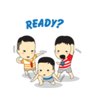 Triplet Boys: OIL, IN ＆ EARTH（個別スタンプ：22）