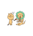 ふくつう！らいおんちゃん（個別スタンプ：27）