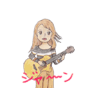 R's girl sticker（個別スタンプ：15）