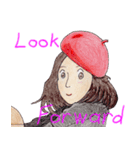 R's girl sticker（個別スタンプ：22）