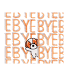 Popo the stupid dog（個別スタンプ：11）