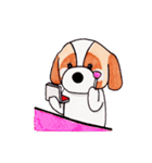 Popo the stupid dog（個別スタンプ：28）