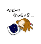 ベビーinママ（個別スタンプ：4）