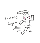 Rabbit like shopping（個別スタンプ：1）