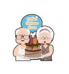 We love Grandpa and Grandma.（個別スタンプ：15）