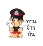 thai cute police 2（個別スタンプ：4）