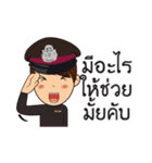 thai cute police 2（個別スタンプ：17）