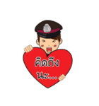 thai cute police 2（個別スタンプ：20）
