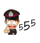 thai cute police 2（個別スタンプ：21）