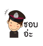 thai cute police 2（個別スタンプ：24）