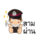 thai cute police 2（個別スタンプ：25）