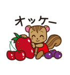 シマリスといっしょ2（個別スタンプ：3）