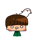 The little green's daily life（個別スタンプ：4）
