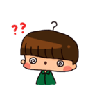 The little green's daily life（個別スタンプ：7）