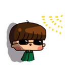 The little green's daily life（個別スタンプ：8）