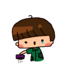 The little green's daily life（個別スタンプ：9）