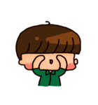 The little green's daily life（個別スタンプ：11）
