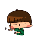 The little green's daily life（個別スタンプ：14）