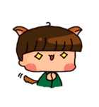The little green's daily life（個別スタンプ：18）