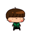 The little green's daily life（個別スタンプ：22）