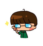 The little green's daily life（個別スタンプ：27）