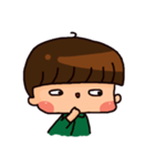 The little green's daily life（個別スタンプ：30）