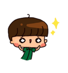 The little green's daily life（個別スタンプ：32）