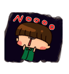 The little green's daily life（個別スタンプ：37）