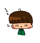 The little green's daily life（個別スタンプ：40）