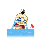 The Comb Boy ＆ The Hippo Girl（個別スタンプ：7）