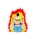 The Comb Boy ＆ The Hippo Girl（個別スタンプ：11）