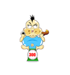 The Comb Boy ＆ The Hippo Girl（個別スタンプ：14）